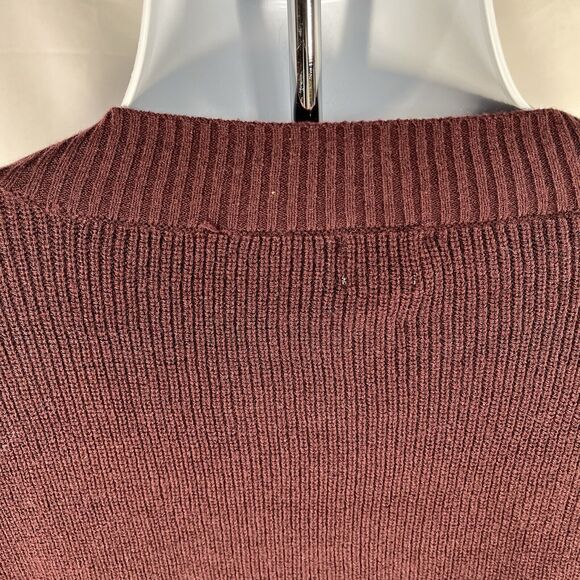 SOHO NEW YORK AND COMPANY SWEATER TOP WOMENS MEDIUM RED 3/4 SLEEVE NWT NEW - Picture 10 of 13